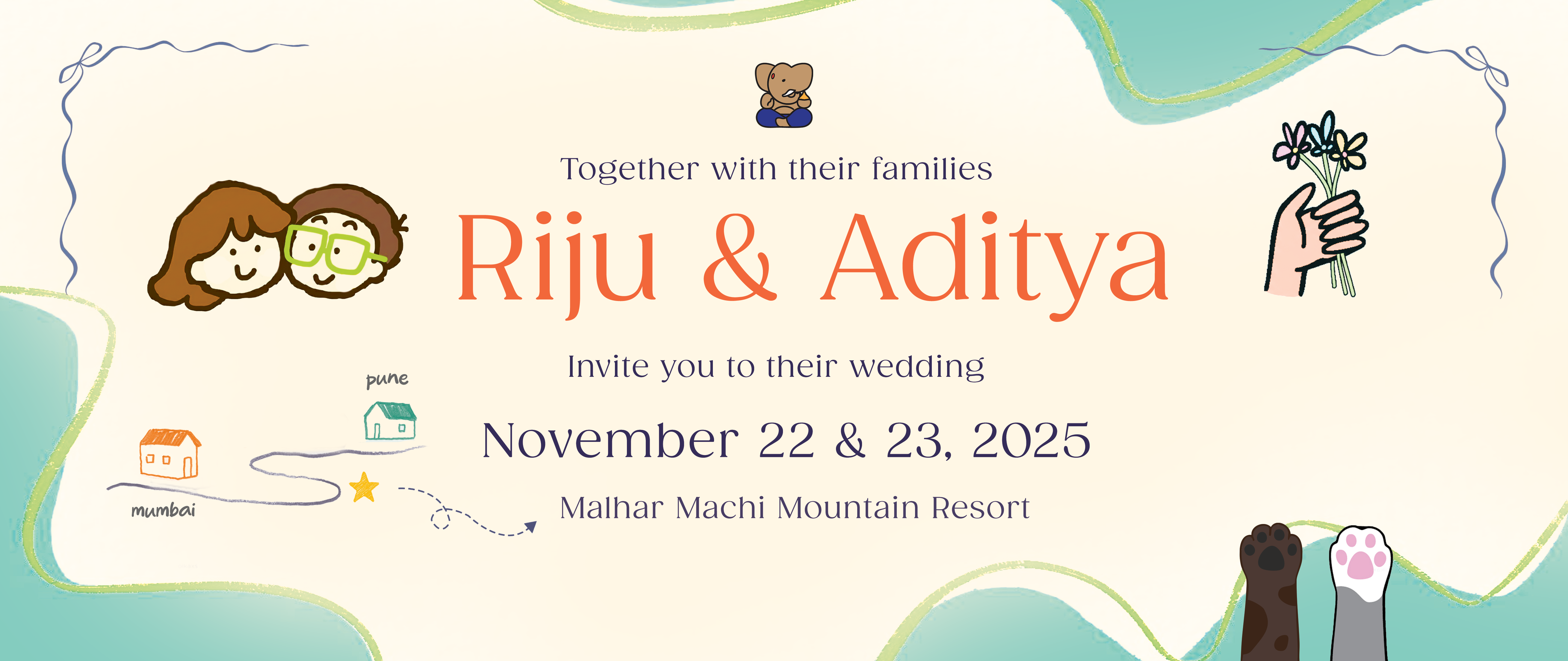 Wedding Invitation - Riju & Aditya